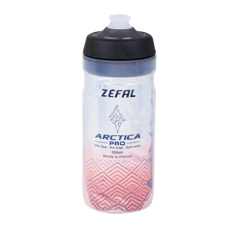 Nu rata Bidon ZEFAL Arctica Pro 55 Pro-Cap 550ml - Silver/Red