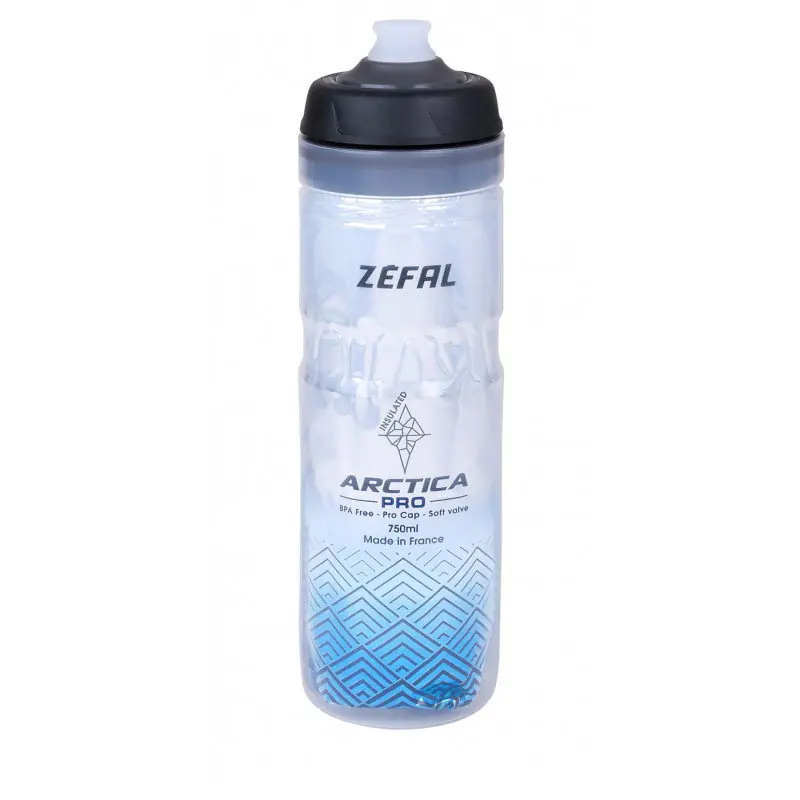 Zefal - bidon apa izolat termic Arctica Pro 75, 750ml - transparent gri albastru Reduceri