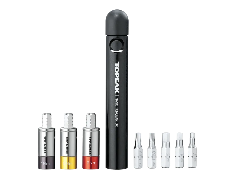 Set Mini Unelte Dinamometrice Topeak TorqBar, DX TT2570 - Negru-Argintiu Reducere de preț