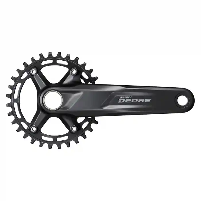 Bestseller Angrenaj pedalier Shimano Deore FC-M5100-1, 1x10/11 viteze, Hollowtech II, fara aparatoare lant, brate 175mm, fara BB, 32T