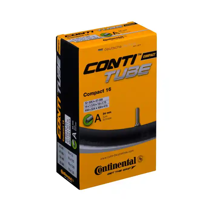 Preț mic Camera Continental Compact 16, 32/47-305/349, 16x1 3/8-1.75, A34