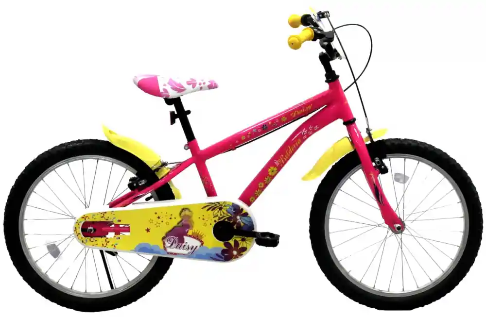 Bicicleta copii Belderia Daisy, culoare roz, roata 20", cadru din otel Ieftin