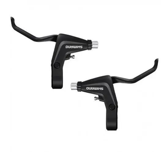Set manete frana Shimano Alivio BL-T4000, cu cabluri si camasi, Negru Vezi acum