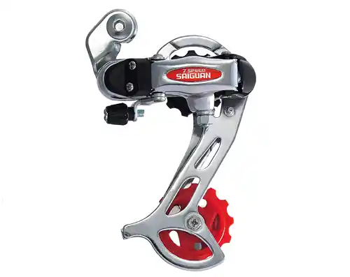 Expediere rapidă Schimbator spate cp prindere cadru MegaPower, 6-7 viteze, culoare argintiu