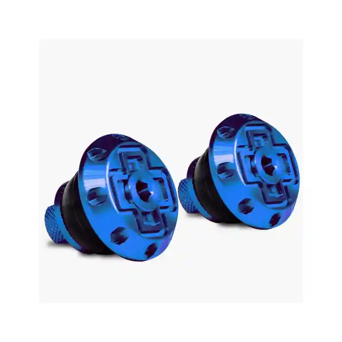 Dopuri de ghidon Muc-Off Disco Bar End Plugs, Albastru Ieftin