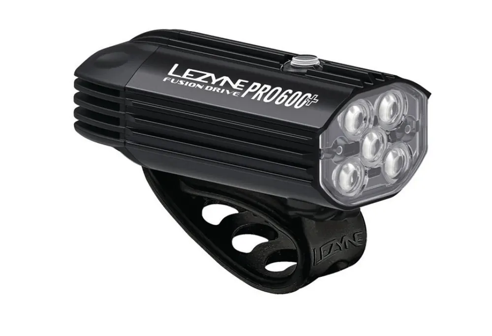 Plată securizată Lezyne - Lumina fata far - Fusion Drive PRo 600+- 600 lumeni - USB - negru