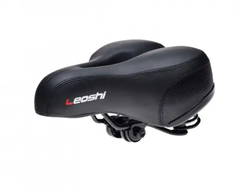 Sa cu arcuri WM pentru bicicleta cu gaura, culoare negru, Leoshi Plată securizată