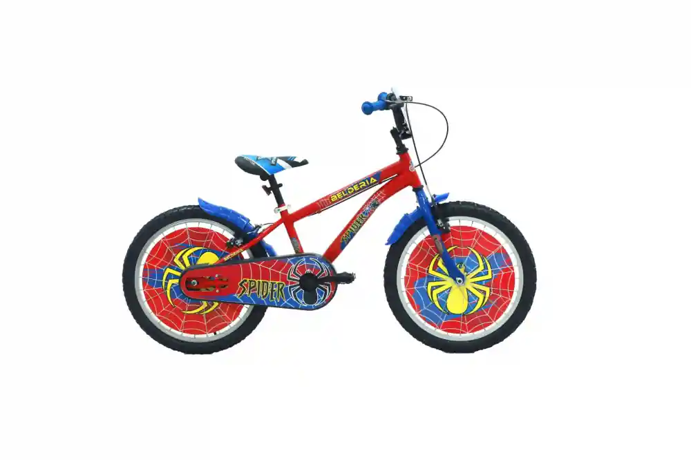 Bicicleta copii Belderia Spiderman, culoare rosu/albastru, roata 20", cadru din otel Ofertă exclusivă