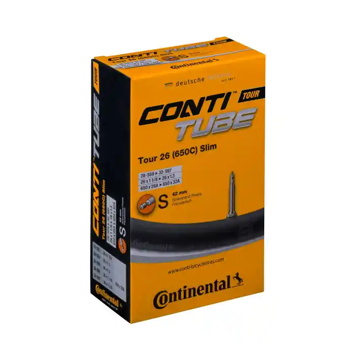 Reducere de preț Camera Continental Tour 26 Slim, 28/32-559/597, 26x1 1/8-1.3, S42