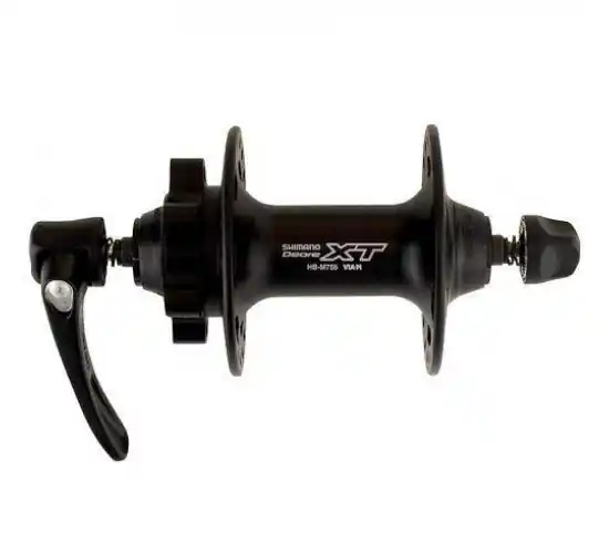 Ieftin Butuc fata Shimano Deore XT HB-M756-L, disc 6 suruburi, negru, 32H