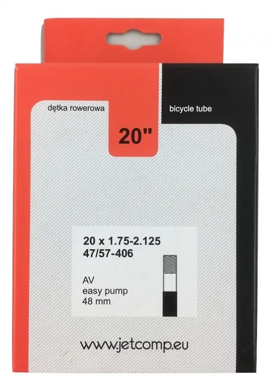 Ofertă limitată Camera de aer biciclete JET 20"x1,75/2,125 AV-48mm