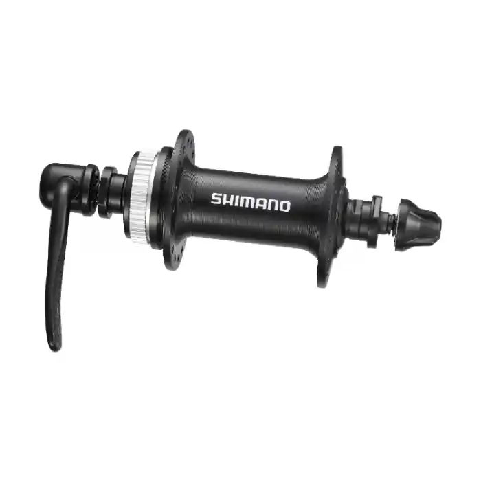 Retur gratuit Butuc fata Shimano HB-RM35 center lock negru 32H