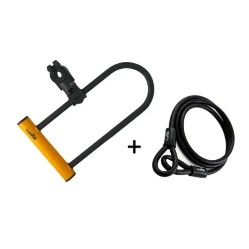 Lacat Luma Enduro 35 HU 320 portocaliu cu suport Sopmulti C4 plus bucla Ofertă limitată