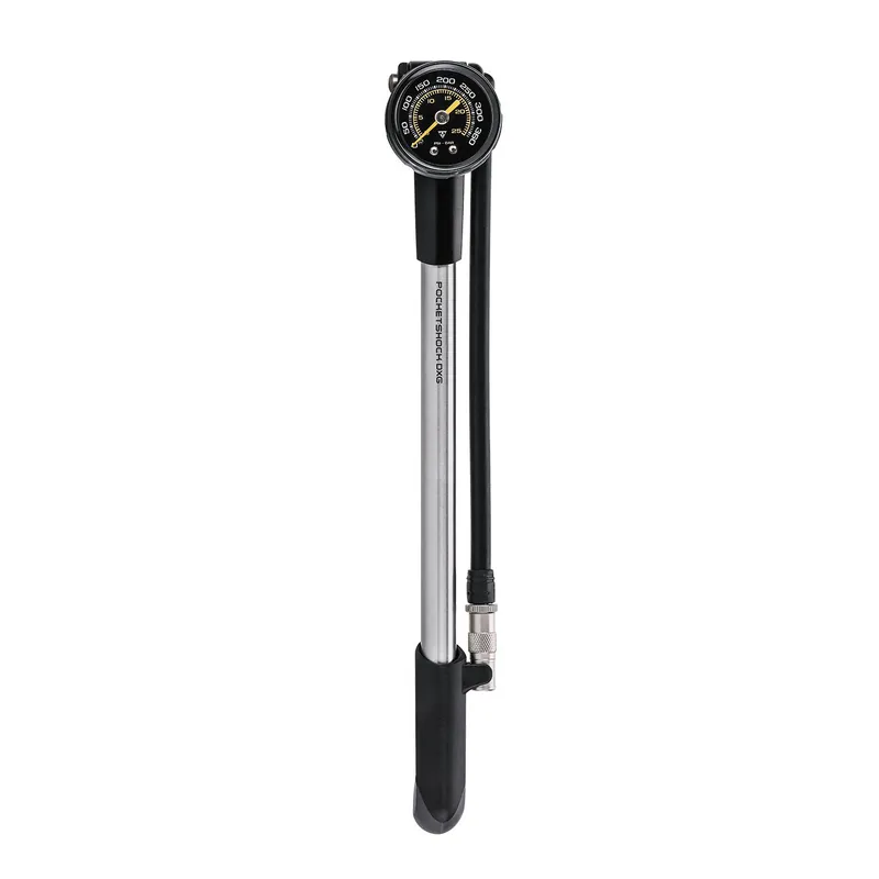 Topeak - pompa suspensii bicicleta Pocketshock DXG XL (TPSDXG-XL) - argintiu negru Lichidare de stoc