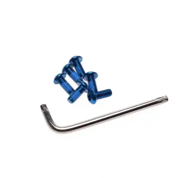 Set 6 suruburi disc frana biciclete, Unex, culoare albastru Preț mic