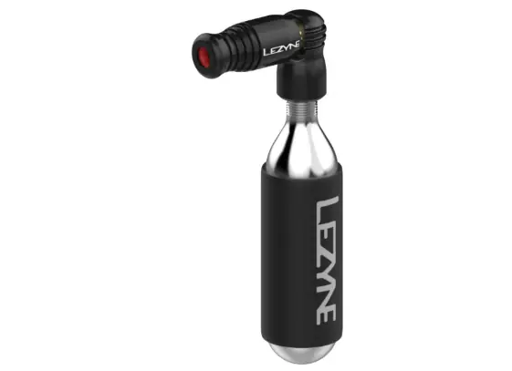 Cel mai vândut Lezyne - mini pompa CO2 - Trigger Speed Drive CNC cu cartus 16g - negru