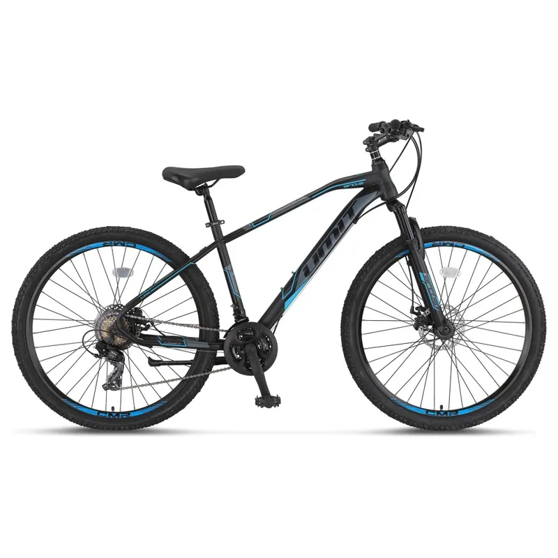 Ofertă specială Bicicleta MTB Umit Arcus M-MSD, culoare negru/albastru, roata 29", cadru otel, frana disc, 21 viteze