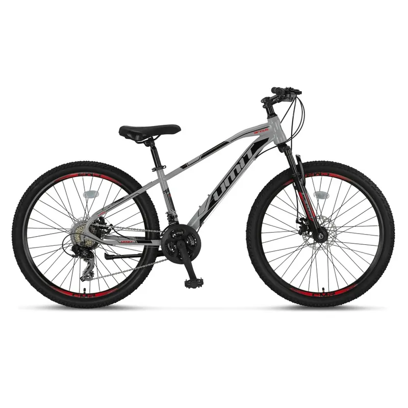 Bicicleta MTB Umit Arcus M-MSD, culoare negru/rosu, roata 27.5", cadru otel, frana disc, 21 viteze Retur ușor