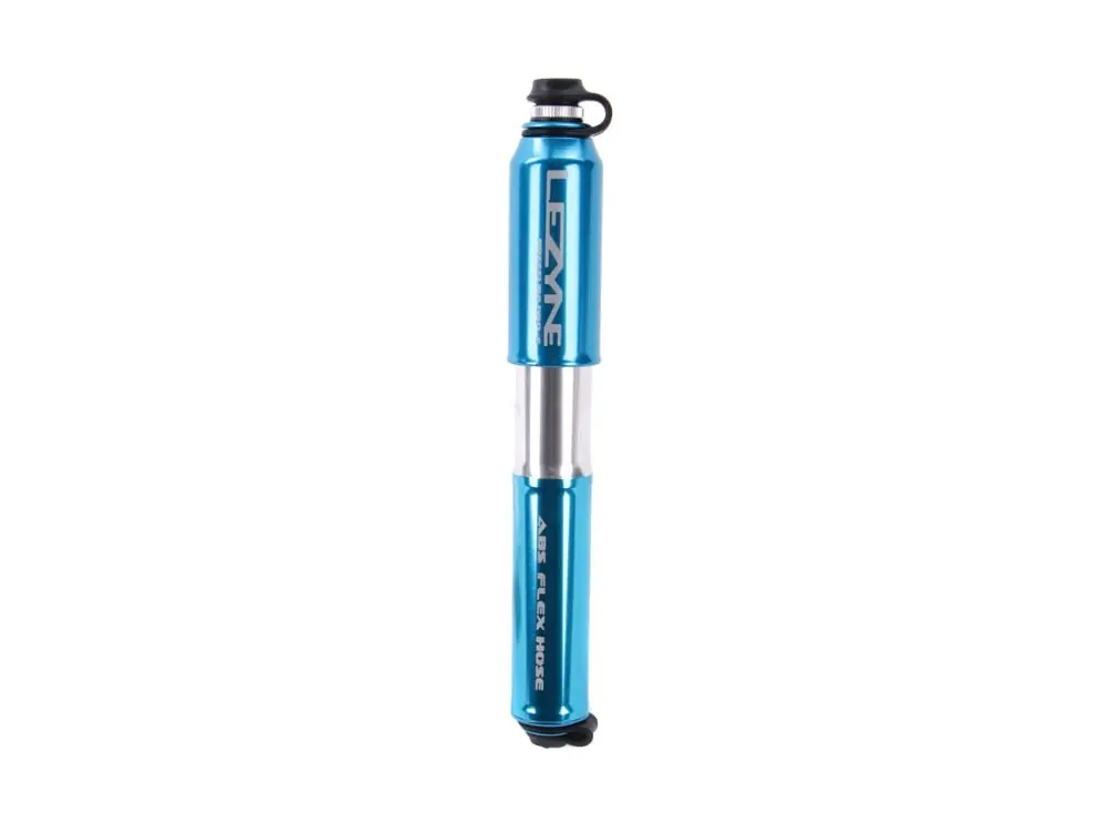 Lezyne - mini pompa - CNC Pressure Drive Medium - 120 psi I 8.3 bar - albastru Noutate