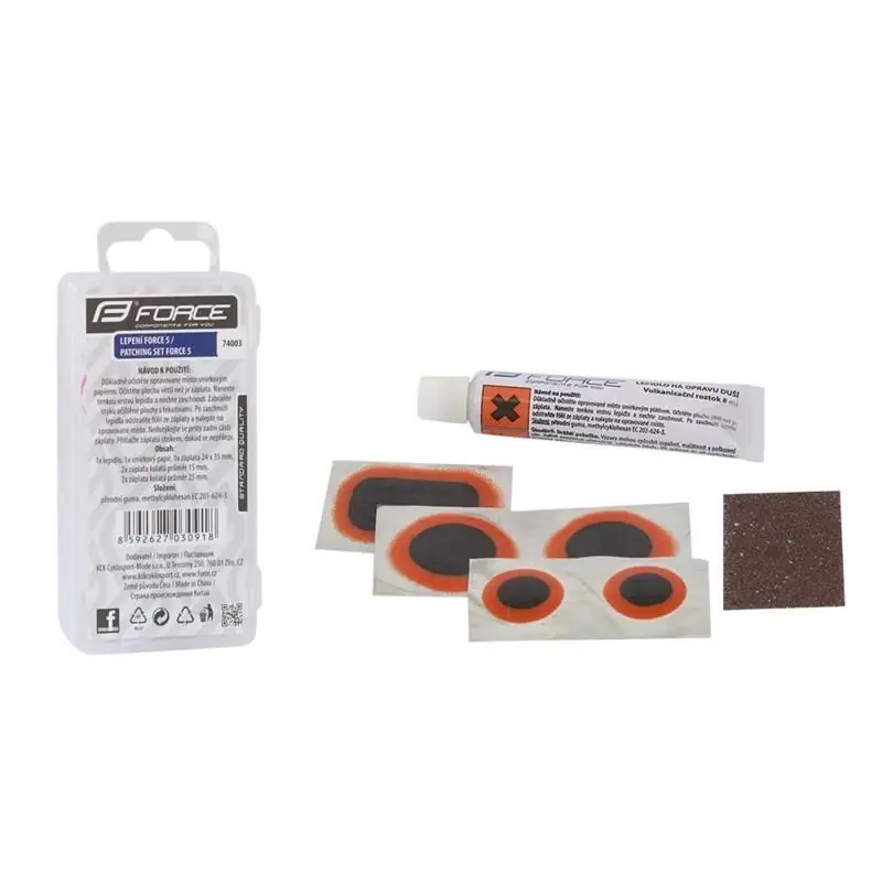 Vezi acum Set reparatie pana Force 5 petece cu lipici