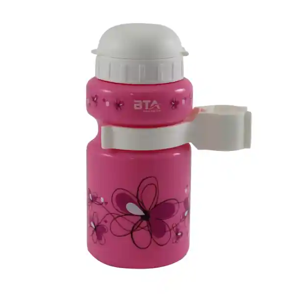 Bidon apa copii 330ml culoare roz + prindere ghidon Popular