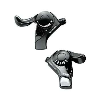 Lichidare de stoc Maneta De Schimbator Shimano Tourney Sl-Tx30, 6X3 Vit, Stanga Friction, Cabluri 2050Mm/1800Mm, Camasa Neagra 600Mm/600Mm/300Mm, Ambalat Ind.