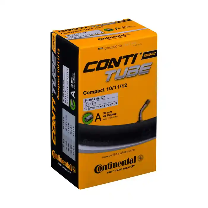 Reducere specială Camera Continental Compact 10/11/12, 44/62-194/222, 10x1 5/8, 12x1.75-1/2x2 1/4, A34 45 grade