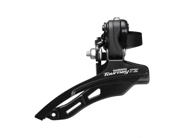 Comandă acum Schimbator fata Shimano Tourney Fd-Tz500-Ds6 triplu pentru 6/7 viteze pe spate Down Swing tragere de sus colier 28.6mm pentru 42T unghi Cs 66-69 Chainline 47.5mm