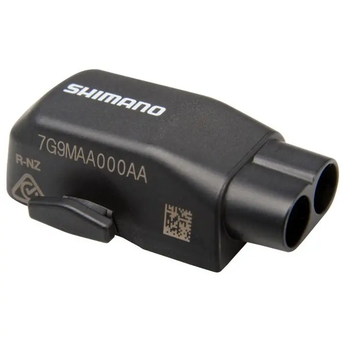 Ultima șansă Shimano - adaptor unitate wireless Di2 EW-WU101 pentru bicicleta, E-TUBE PORT X 2 - negru