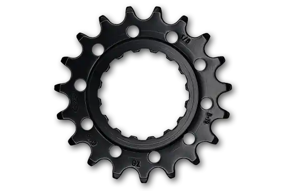 Ofertă exclusivă Pinion KMC pentru Bosch Cr-Mo Negru 19T 1/8