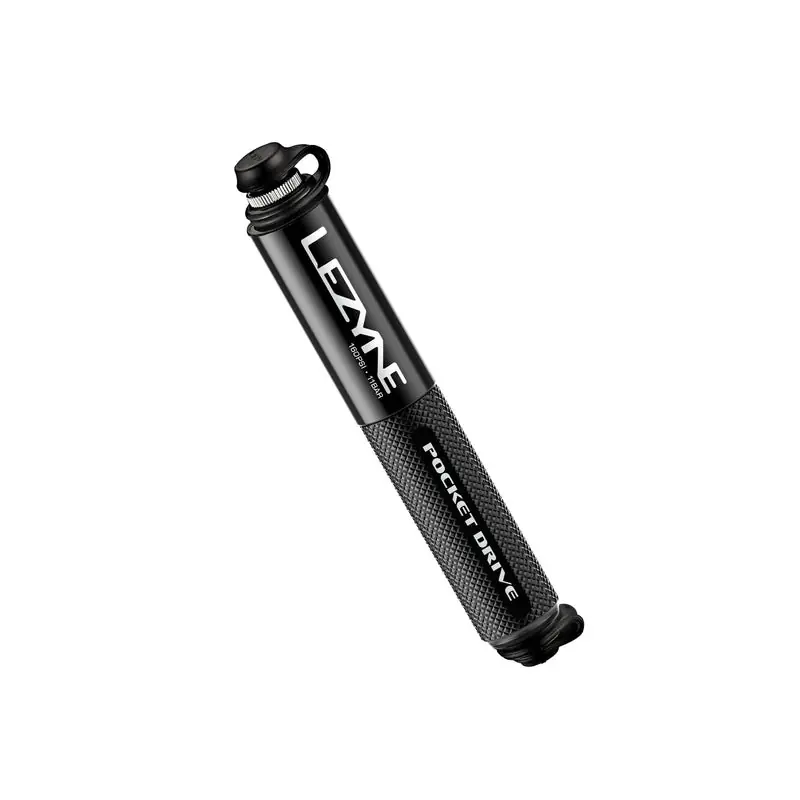 Cumpărături sigure Lezyne - mini pompa - Hand Pump CNC Pocket Drive - 160 psi | 11 bar - negru