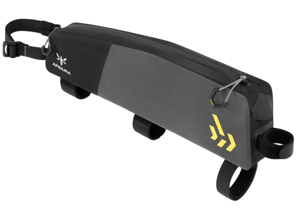 Transport gratuit Apidura - geanta cadru bicicleta Backcountry 2.0 Long Top Tube Pack 1.8 litri - gri negru
