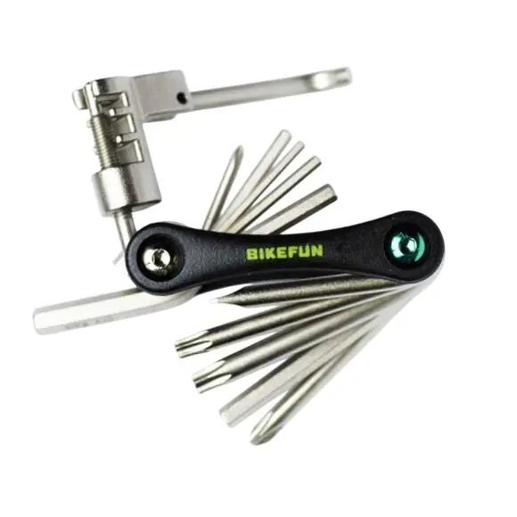 Preț promoțional Bikefun - Unealta multifunctionala pentru reparatii Bicicleta Tool BF Gadget - 12 functii