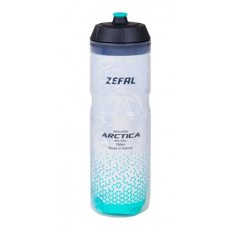 Zefal - bidon apa izolat termic Arctica 75, 750ml - transparent gri verde turcoaz caraibe Doar azi