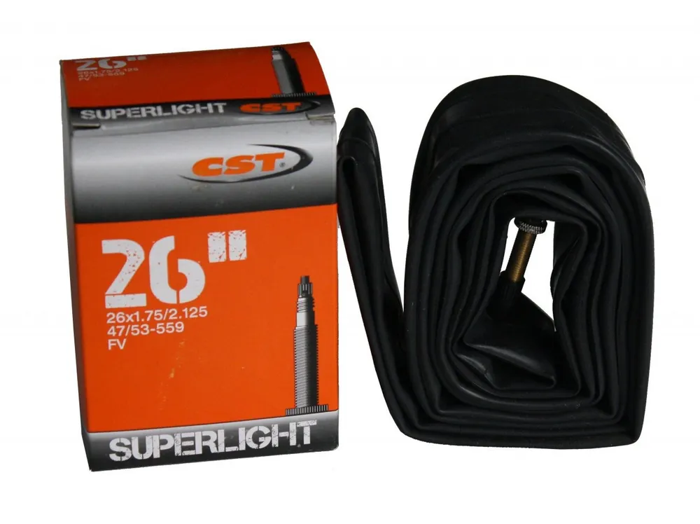 Vezi acum CST - camera bicicleta 26" Superlight 26x1.75/2.125 - 47/53-559 - valva presta FV 35mm