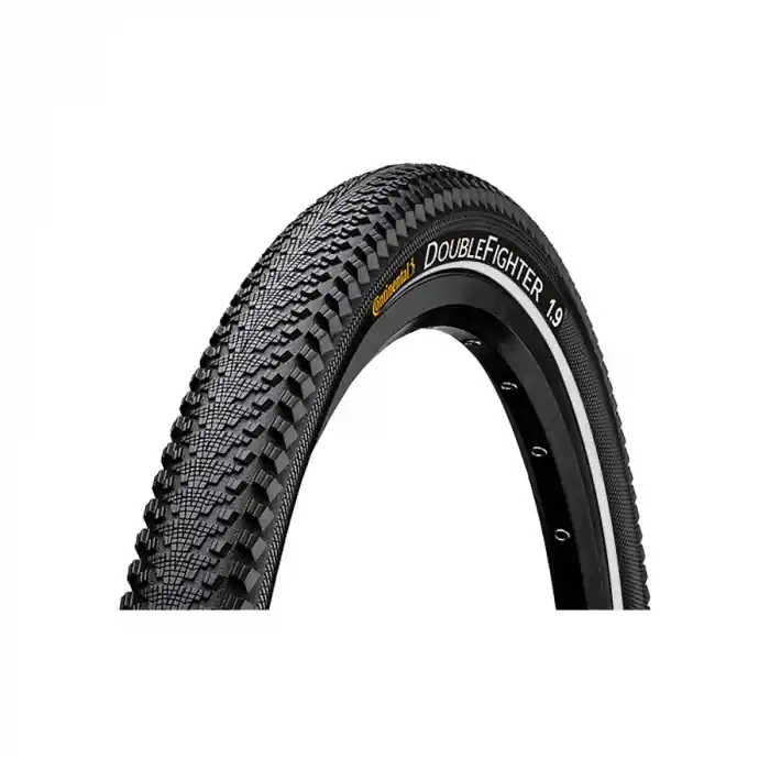 Preferatul clienților Anvelopa pe sarma Continental DoubleFighter III 20, Negru/Reflex, 47-406, 20x1.75