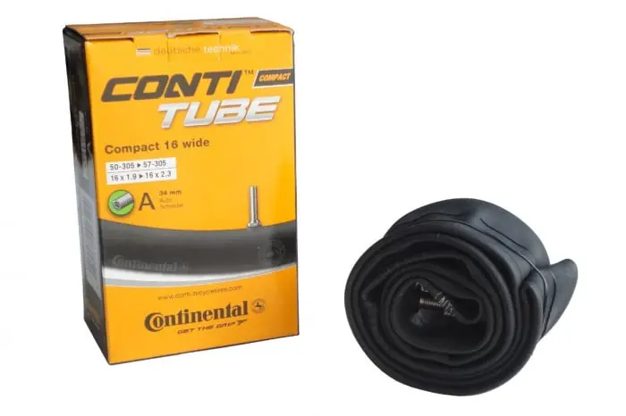 Transport gratuit Camera bicicleta Continental Compact 16 Wide A34 cu valva auto, 32/47-305/349