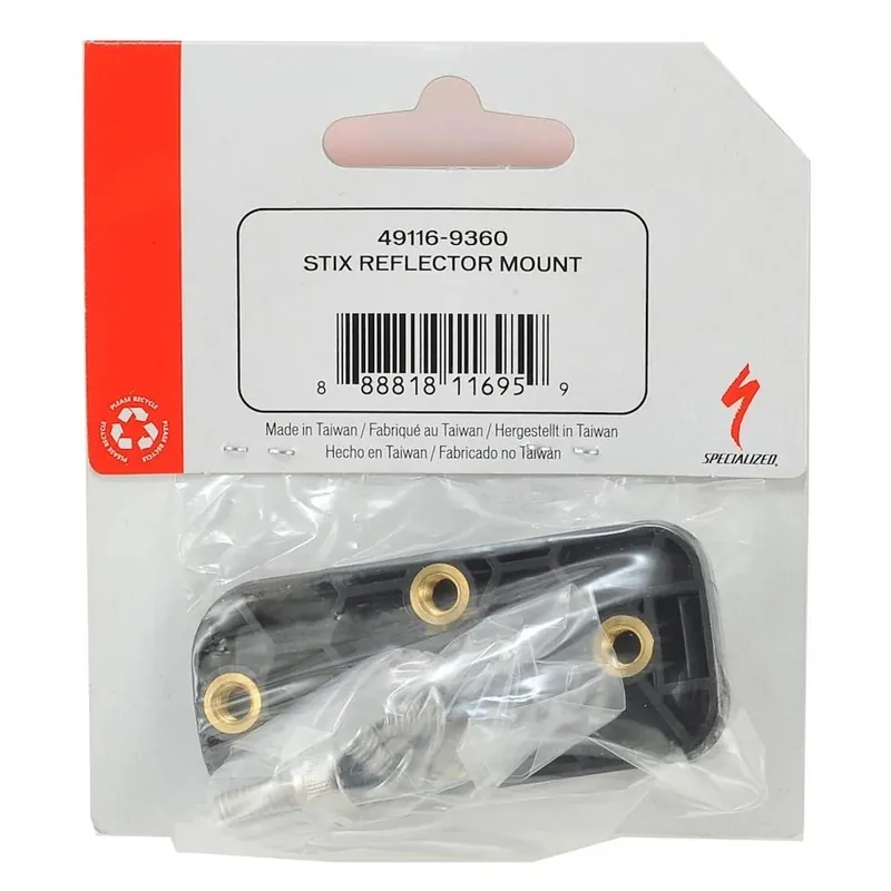 Ofertă de sezon Specialized - accesoriu (suport) prindere lumina bicicleta pentru portbagaj, Stix Reflector Mount - negru