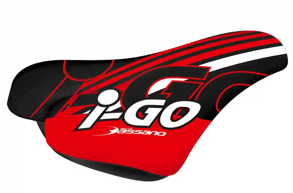 Sa Selle Bassano I-GO, 250x155mm, culoare negru/rosu Nu rata