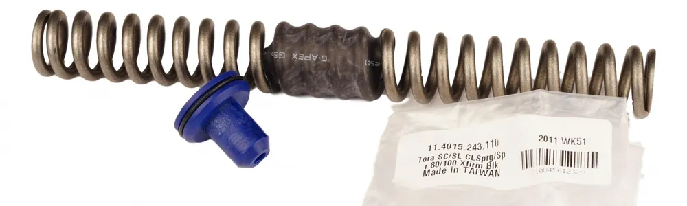 09 Tora Xc/Sl Coil Spring/Spacer X-Firm - 80/100 Mm, Black Retur ușor