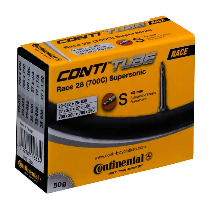 Camera Continental Race 28 Supersonic, 20/25-622/630, 27x3/4-1.0, S42 Ofertă limitată