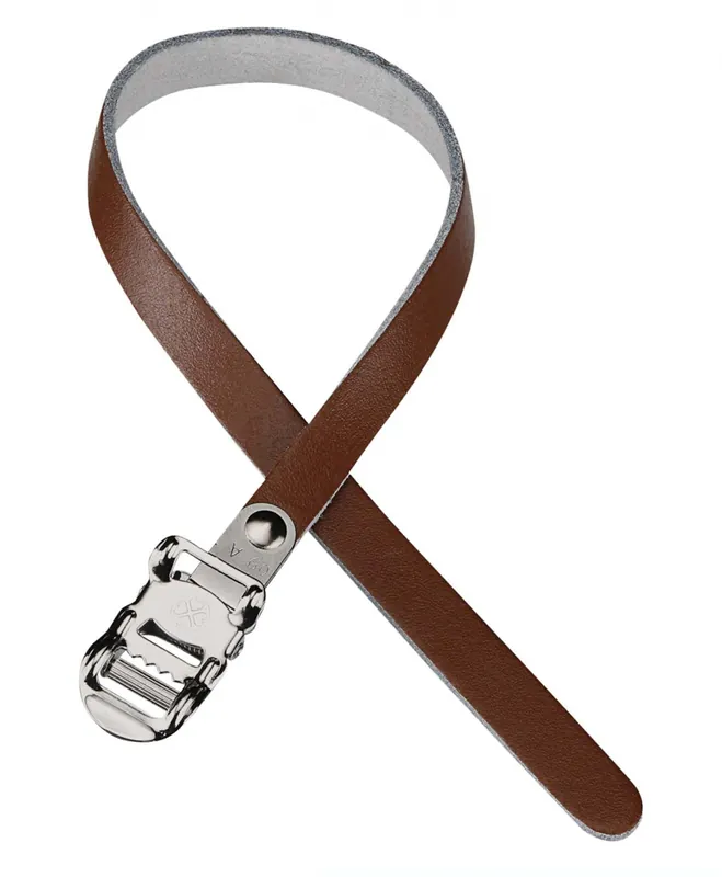 Set 2 curele retrape din piele, 13x400 mm, culoare maro Plată sigură