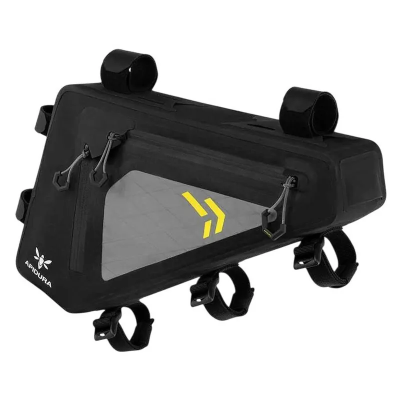 Apidura - geanta cadru bicicleta Backcountry2.0 Full Frame Pack 2.5 litri - negru gri galben Lichidare de stoc
