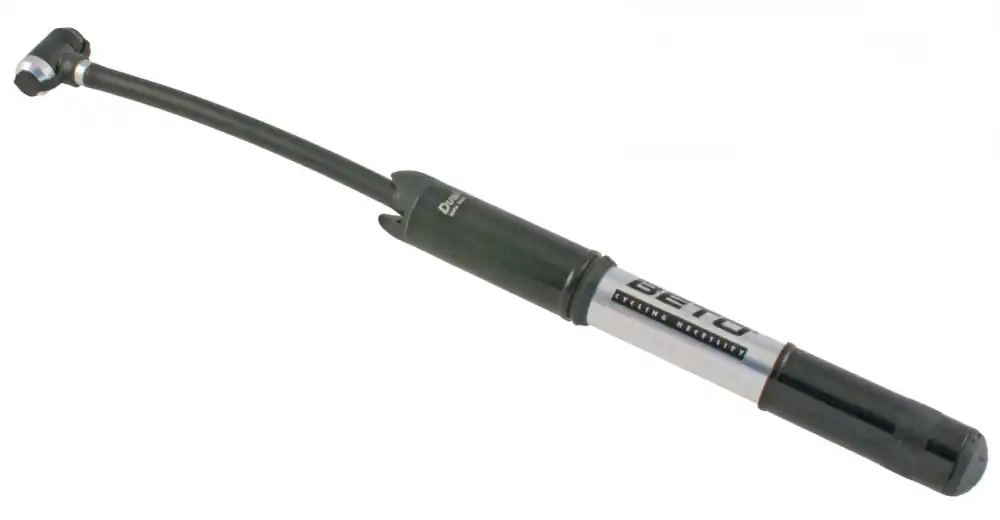 Cumpărături sigure Pompa de mana, din aluminiu, lungime 21cm, valva AV,DV,FV, culoare negru