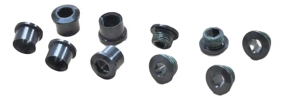 Chain Ring Bolt Kit 5-Arm Double - Black Ofertă limitată