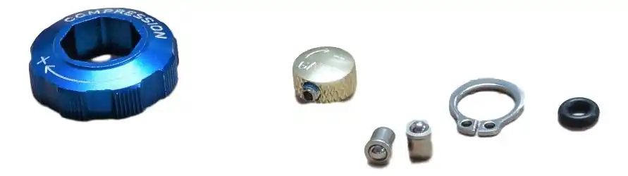 08 Boxxer Motion Control Compression Knob - 32 Mm, Blue Preț promoțional