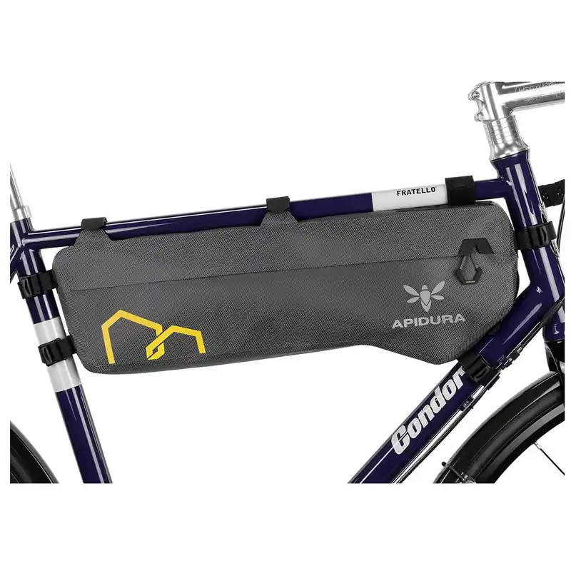 Discount Apidura - geanta cadru bicicleta Expedition Frame Pack 6.5 litri (pentru cadru inalt) - gri negru