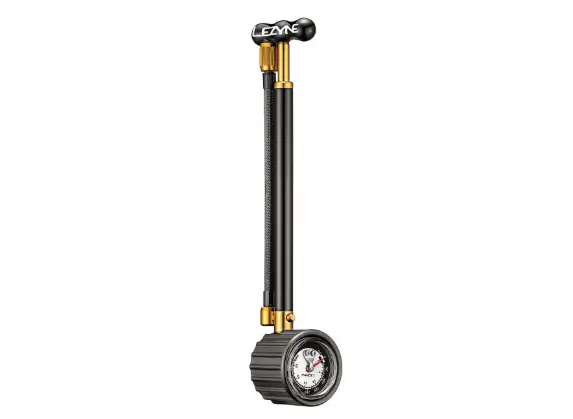Lezyne - mini pompa - Hand Pump Shock Drive - 400 psi | 27.5 bar - black I gold - 14 cm Preferatul clienților