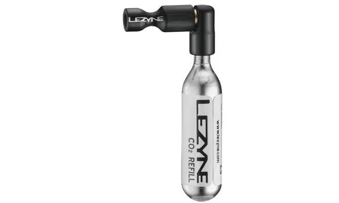 Disponibil imediat Lezyne - mini pompa CO2 - Trigger Drive cu cartus 16g - negru