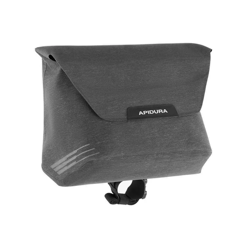 Apidura - geanta mica ghidon bicicleta City Handlebar Pack, capacitate 2 litri - gri inchis negru Doar azi